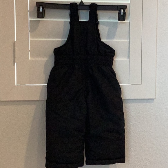 Carters Black Snow Bibs Pants, Size 12 months, NEW condition. - Picture 6 of 7